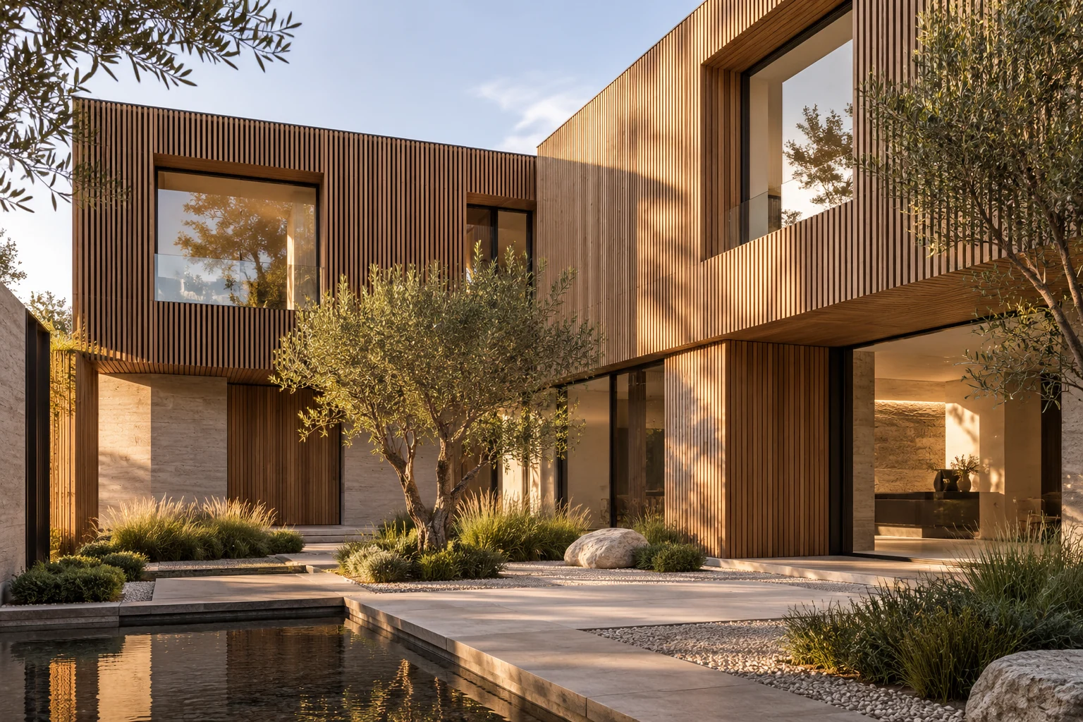 Architectonische ontwerpvisualisatie voor wooninspiratie